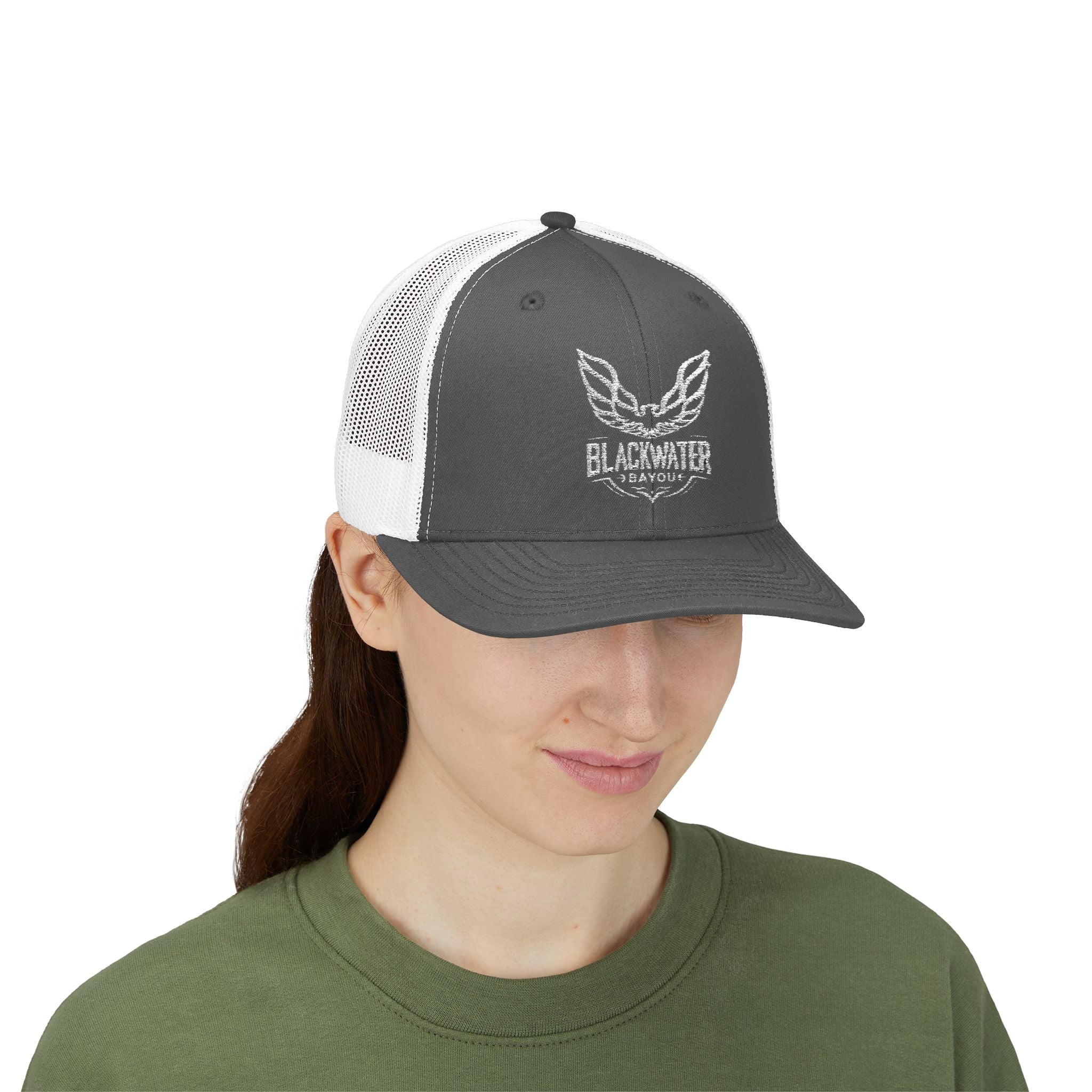 Blackwater Bayou Logo Snapback Trucker Cap